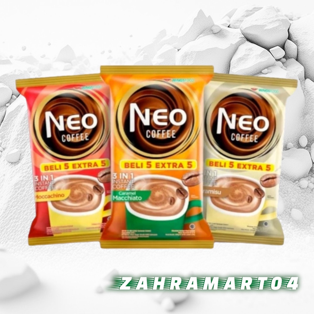 Neo Coffee Mocacino 6's x 20g + Free 3pcs ( isi 9pcs)