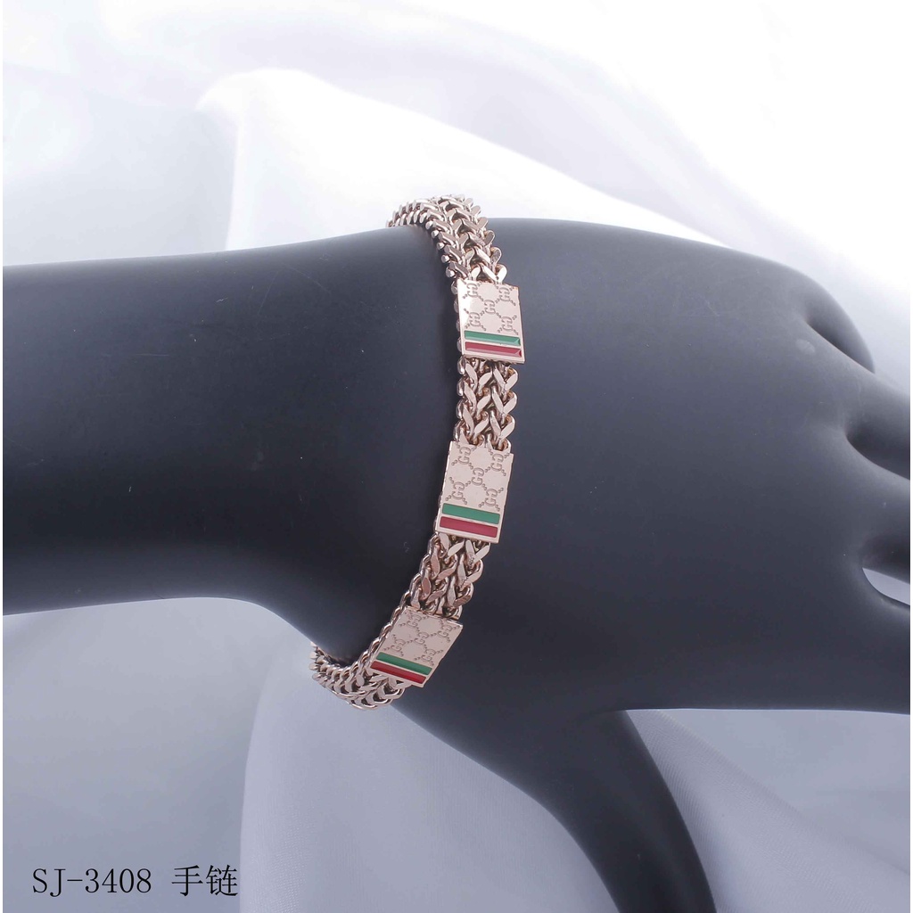 Gelang Tangan Titanium Perhiasan Fashion 3408