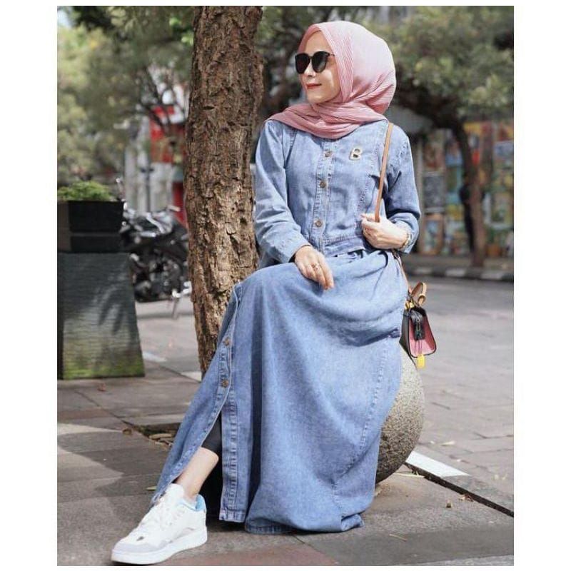 Gamis Dewasa Soft Jeans Gyl Authentic ORI