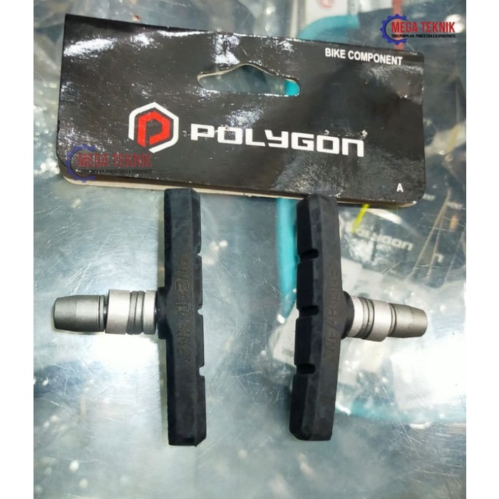 ------] Karet Rem Kampas Rim Set Sepeda Polygon Brake Shoe Shoes