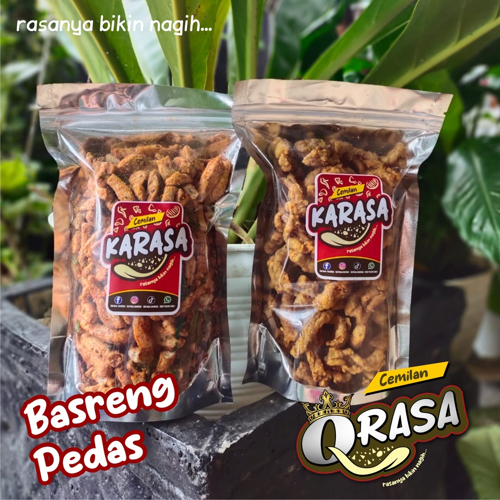 

Cemilan Basreng Pedas Qrasa (250gr)