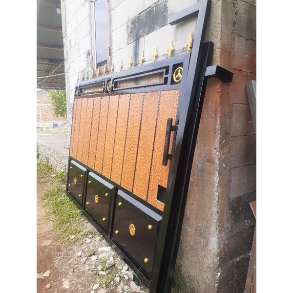 pagar minimalis pesanan bp Yusup Bekasi timur.