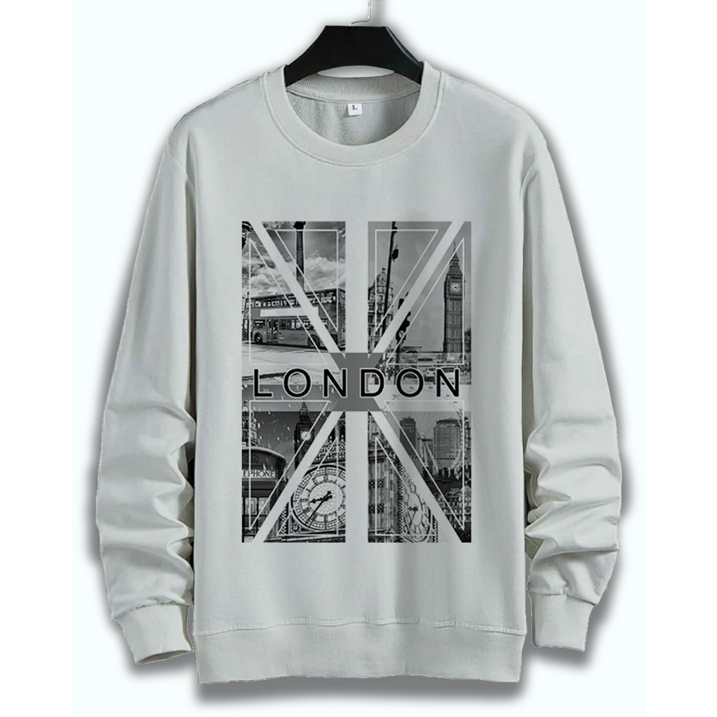 SWEATER UNISEX LONDON PRIA DAN WANITA SWEATER JUMBO