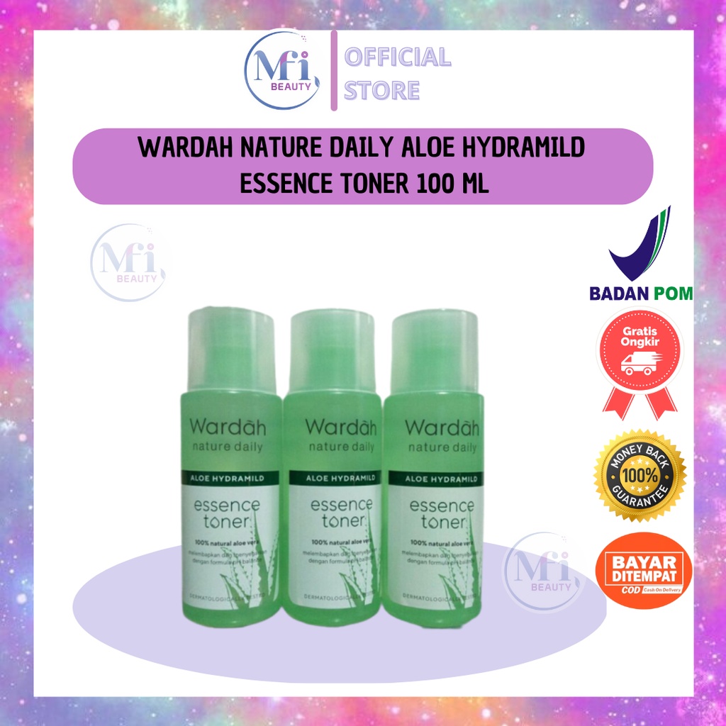 MFI - WARDAH NATURE DAILY ALOE HYDRAMILD ESSENCE TONER 100 ML