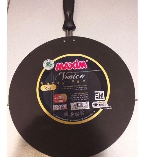 ✦ Sate Satay Pan Maxim Venice 28 cm Teflon Alat Panggang Sate Crepes Roti Anti Lengket ✹