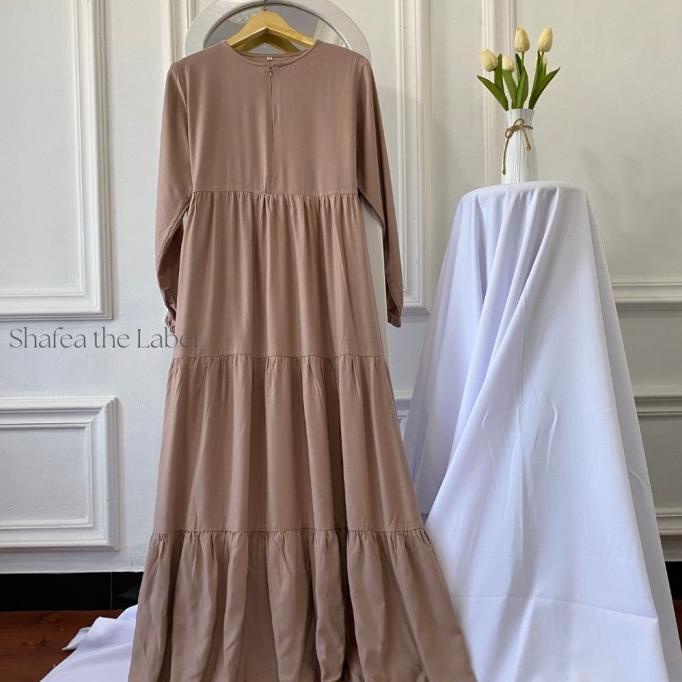 Gamis Rayon Twill Premium - Homey Dress Polos Katun Twill Best Quality