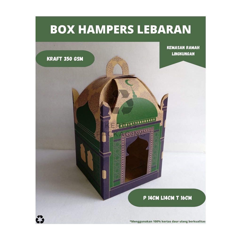 

Box Hampers Lebaran / Kotak Hari Raya / Bingkisan / Parcel / Box Idul Fitri