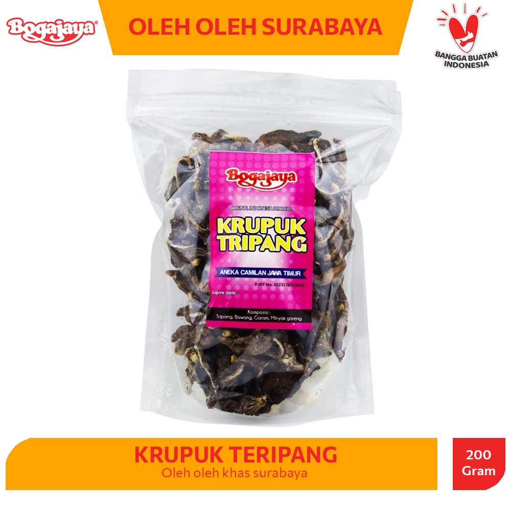 

Krupuk Teripang Bogajaya 200 Gram / Camilan Laut Gurih Sehat & Gurih