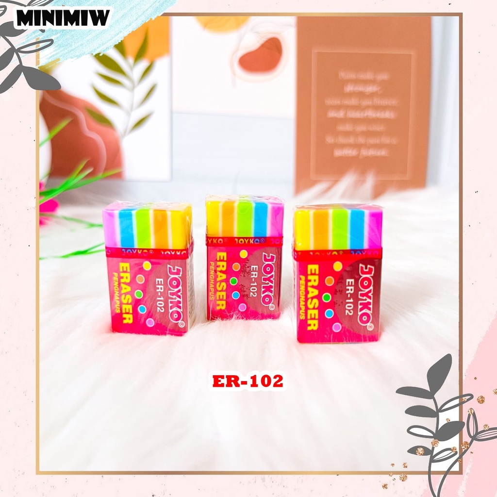

PENGHAPUS PELANGI JOYKO WARNA WARNI ERASER ER-102 ALAT TULIS LUCU HAPUSAN MAKANAN UNIK COD