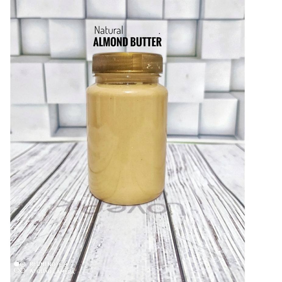 

♪ Natural Almond Butter 300gr - Creamy / Crunchy, Selai Almond ✤