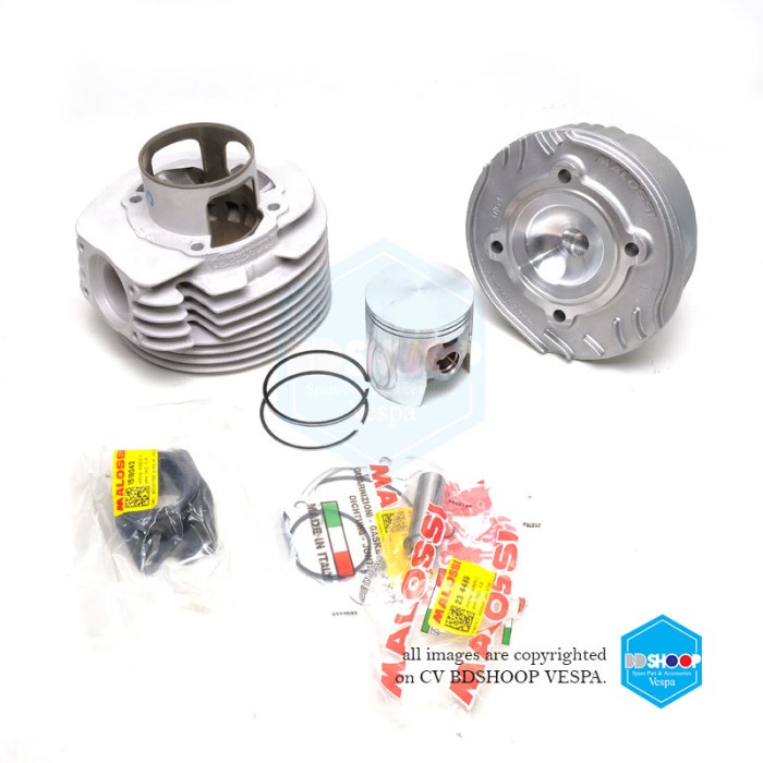Blok Cylinder Kit Mhr Malossi 177 Almunium Vespa Sprint Px Excel Dkk