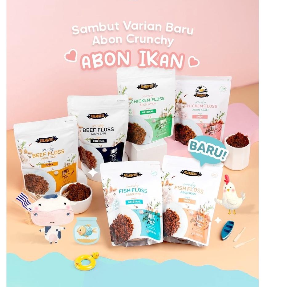 

Hot Item Premium Abon Sapi / Ayam Grandville Crunchy 1tahun+