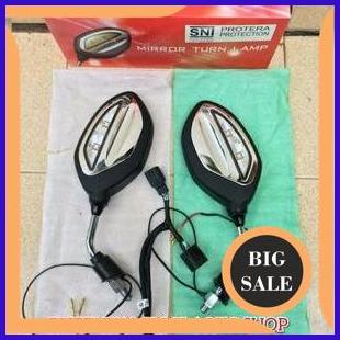 suku cadang Kaca Spion Sepion Cermin Motor Lampu Sen Sein LED HONDA BEAT VARIO 110 125 FI CBS 150 SP