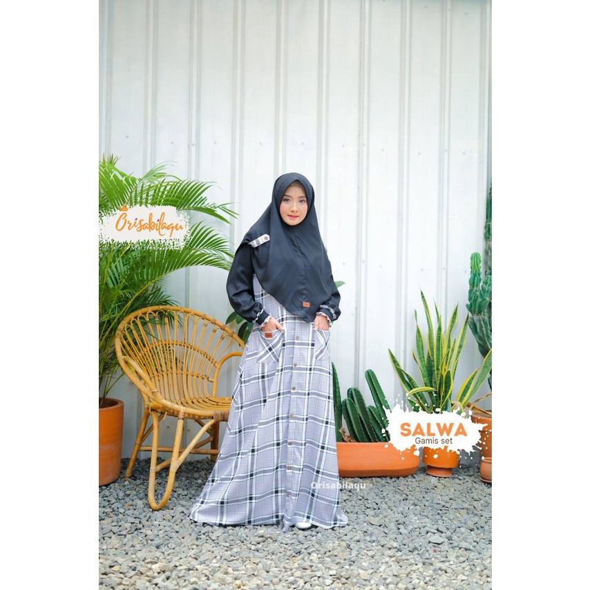 Set Gamis Remaja Salwa Teen by Orisabilaqu