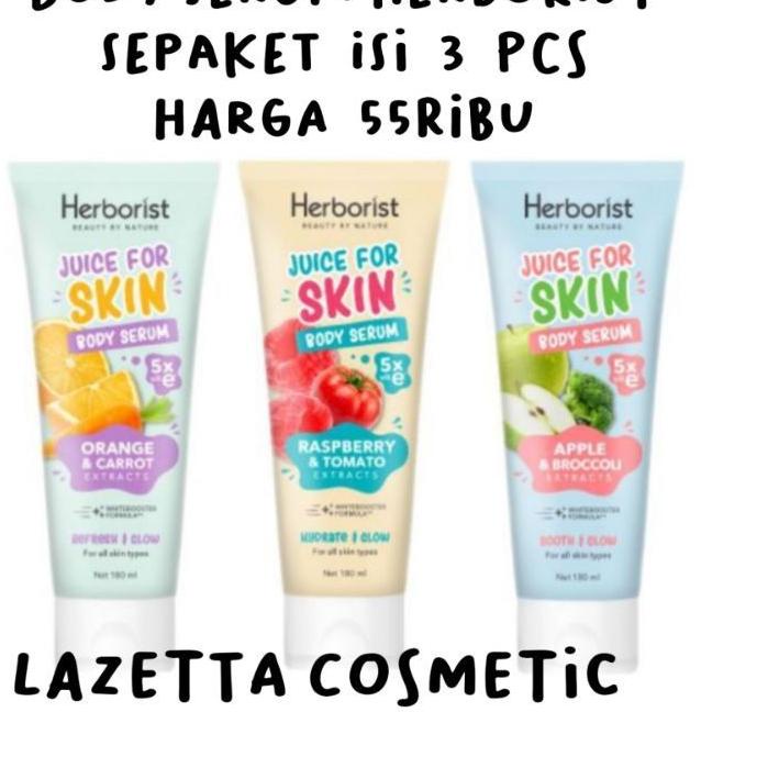 ➭ Herborist Body Serum Satu Paket 55ribu | Body Serum Herborist  | Paket Body Serum Herborist ♠