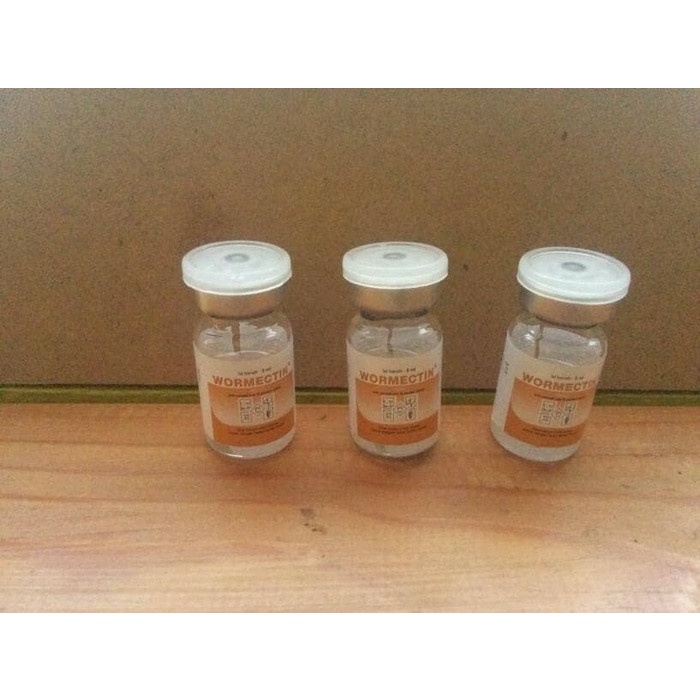 }}}}}}] Obat Kulit Kucing Anjing Kelinci Sapi dan Kambing WORMECTIN 5ML
