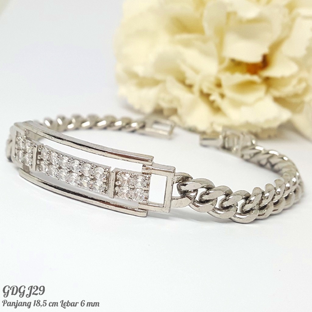 PGX Gelang Tangan Xuping Wanita Perhiasan Lapis Emas Aksesoris Fashion Premium - R251