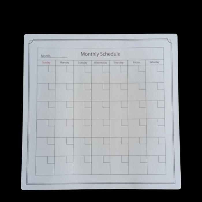 

Terlaris Monthly Planner Schedule Magnetic Board Sheet Magnet Jadwal Bulanan