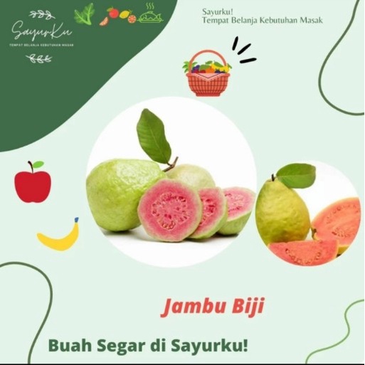 

jambu biji merah fresh