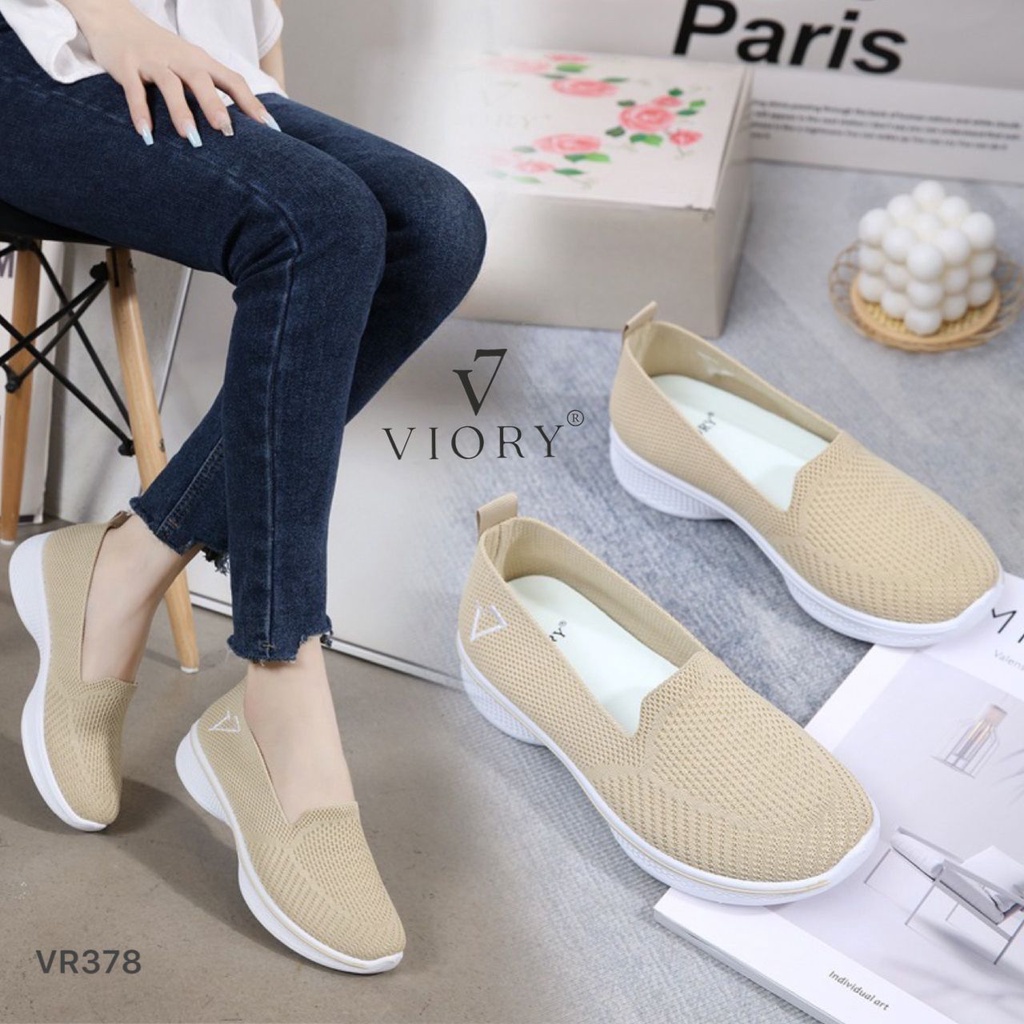 VIORY Sepatu Flat Shoes Wanita #VR378 ORIGINAL