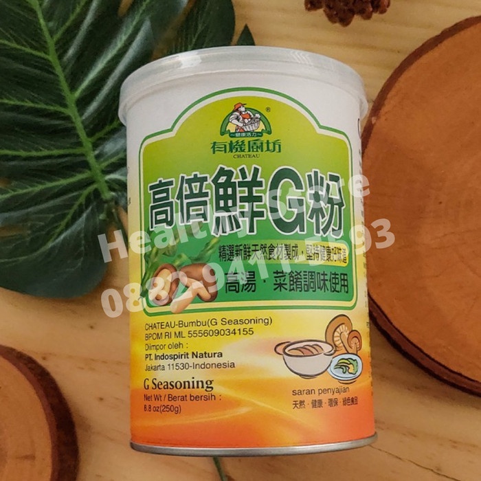

Chateau Vegetarian G-Seasoning 250 gr Bumbu Penyedap Masakan