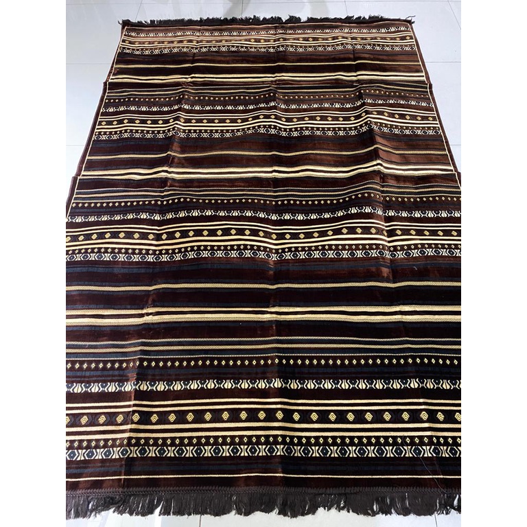 KARPET PERMADANI HAMBAL ALAS SANTAI LIPAT BELUDRU TURKEY TURKI BESAR 240cm x 160cm