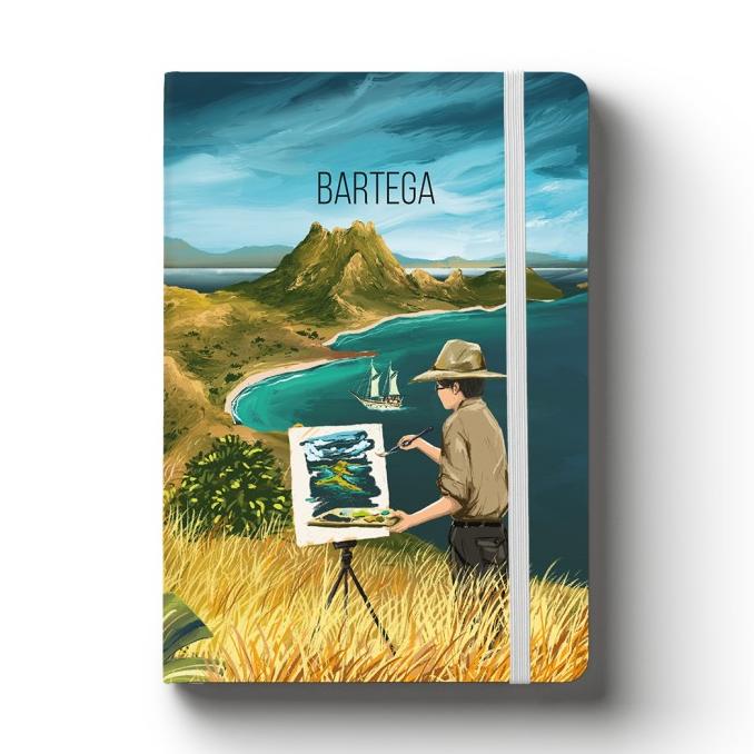 

Komodo Island By Bartega X Papermark (A5 Watercolor Sketchbook)