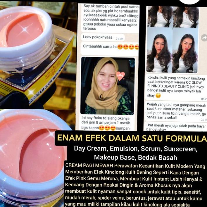 ✮ ELNINO'S CC CREAM GLOW NIACINAMIDE [FULL DOSIS KINCLONG] BEAUTY CLINIC ❇