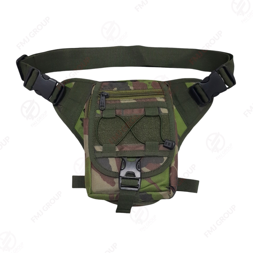 Tas Paha Army Selempang Waist Bag / Tas Selempang pinggang / Tas Pinggang Loreng Malvinas