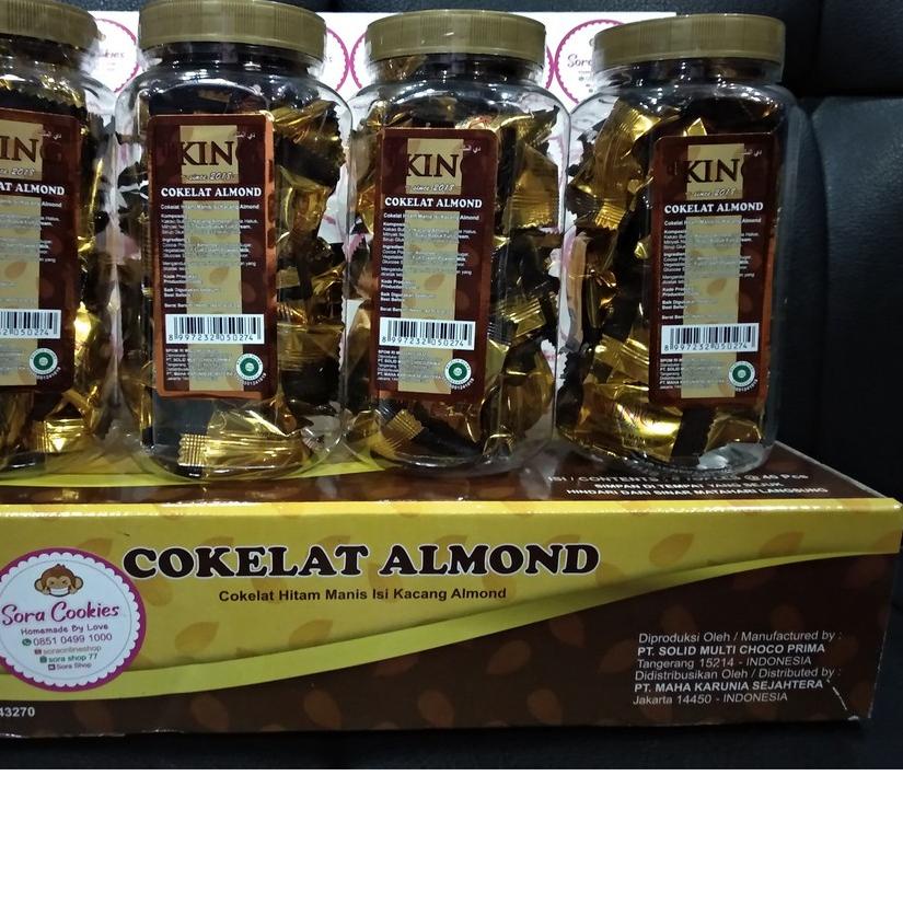 

♨ 1 Dus (Isi 4 toples) Coklat Almond d' KING ♚