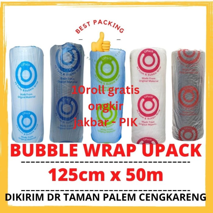

Bubble Wrap roll - buble wrap upack 3kg 125cm x 50m