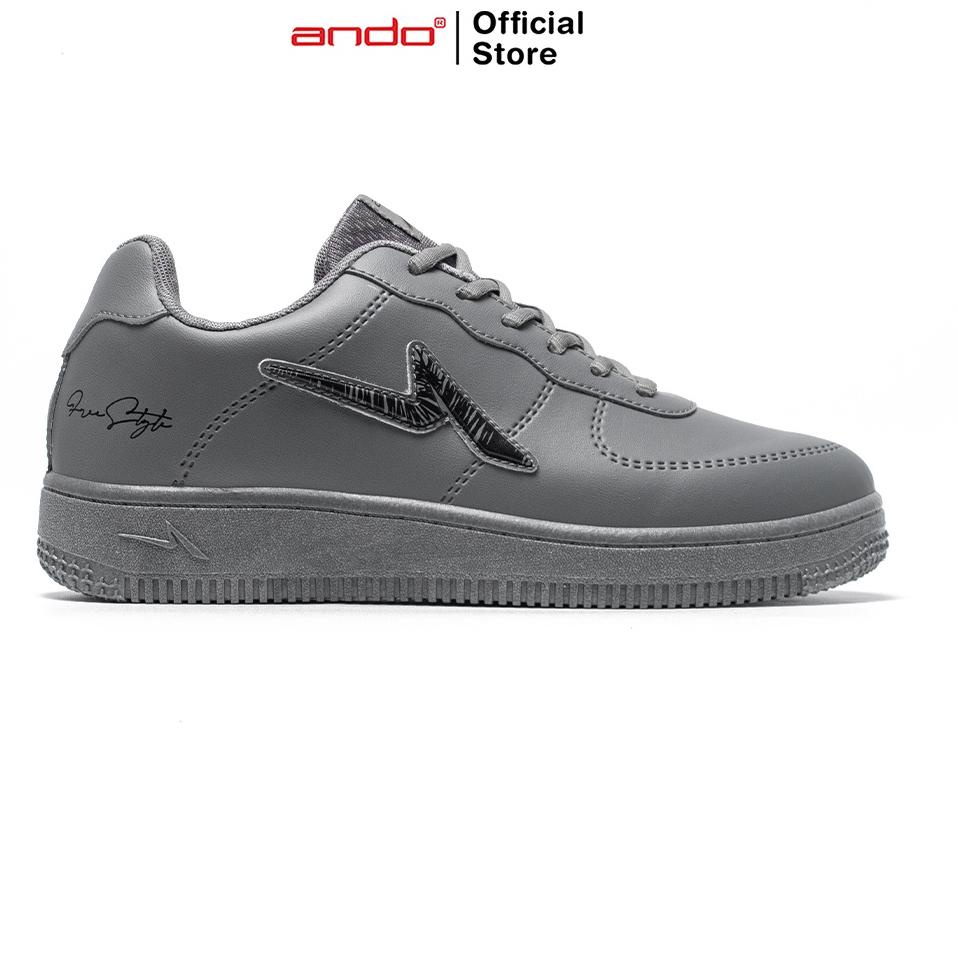 TERBAIK Ando Official Sepatu Sneakers Curtiz Pria Dewasa - Abu-Abu