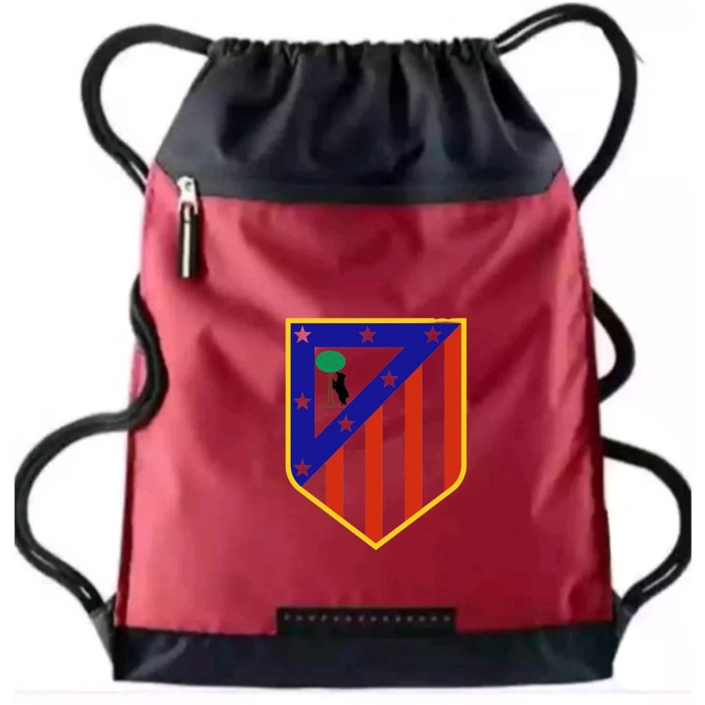 Tas serut Olahraga Gymsack Sepak bola - Tas serut Waterproof Atletico Madrid