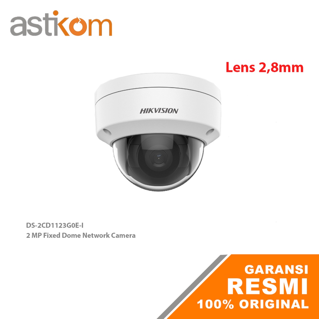 CCTV IP Camera Hikvision DS-2CD1123G0E-I 2MP 2,8mm