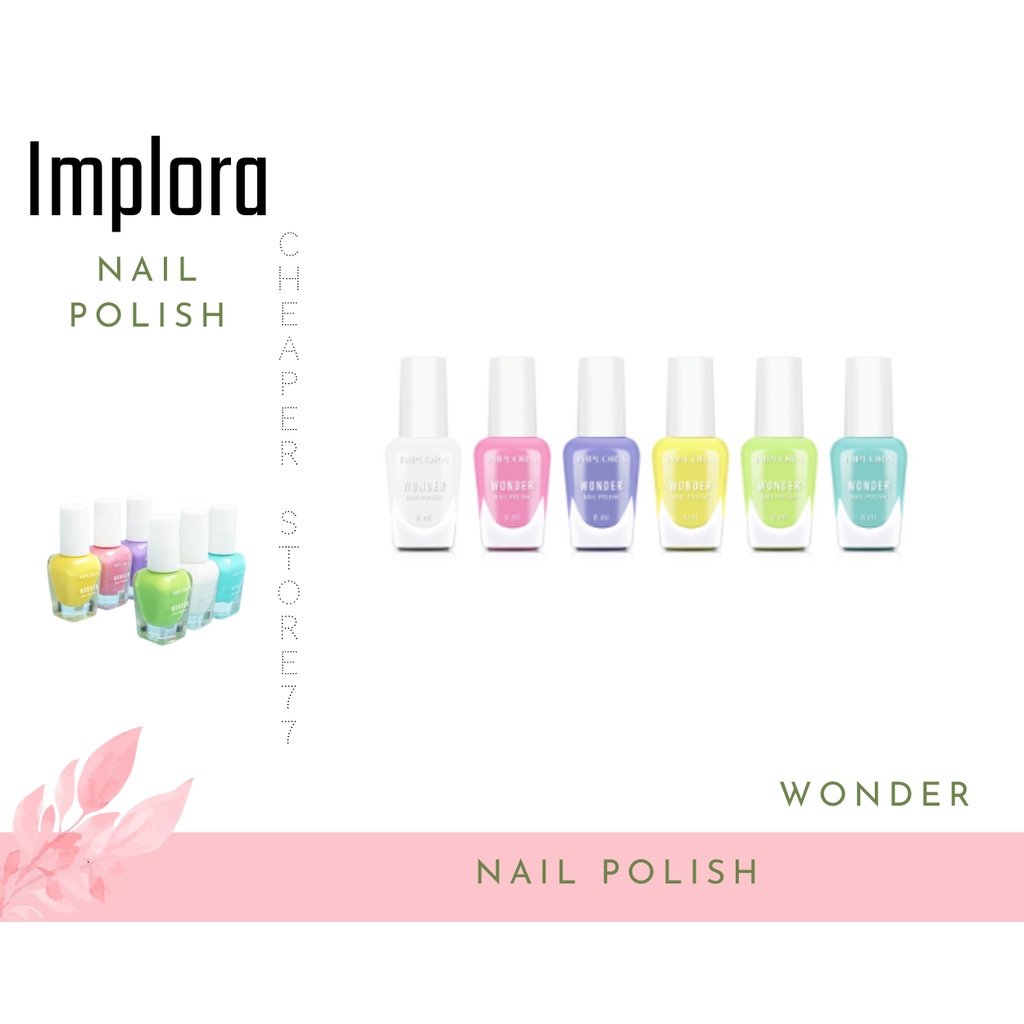 IMPLORA NAIL POLISH - HARGA PER BOTOL