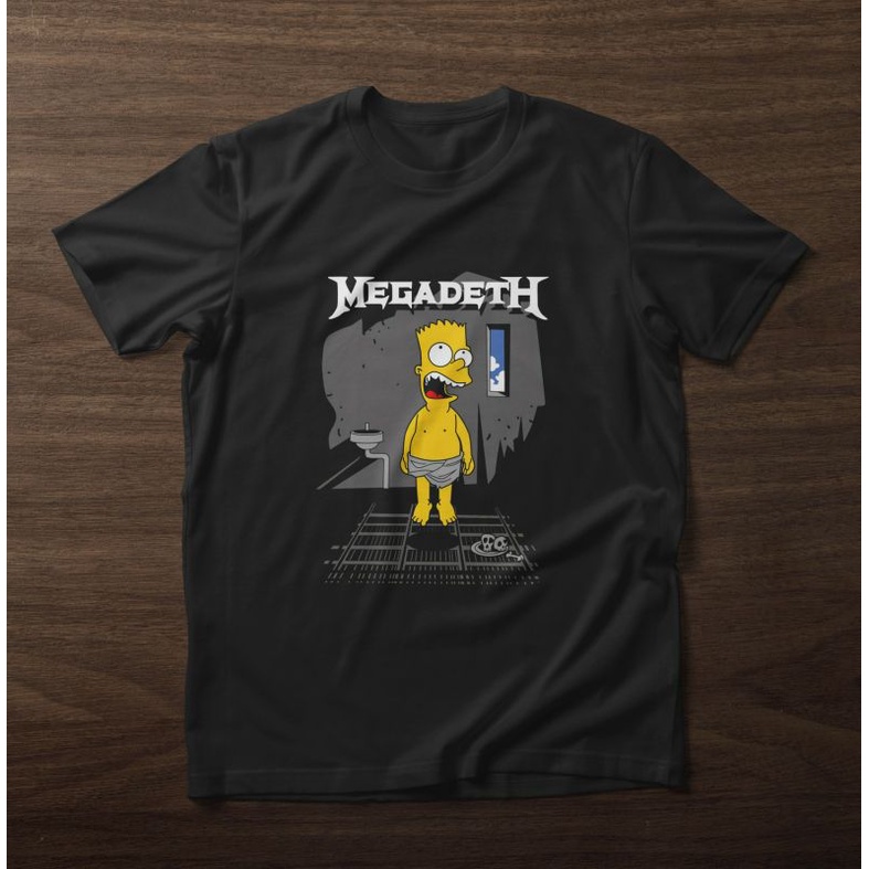 KAOS PENDEK MEGADETH ORIGINAL DISTRO - KAOS PENDEK METAL BAND LUAR ORIGINAL DISTRO