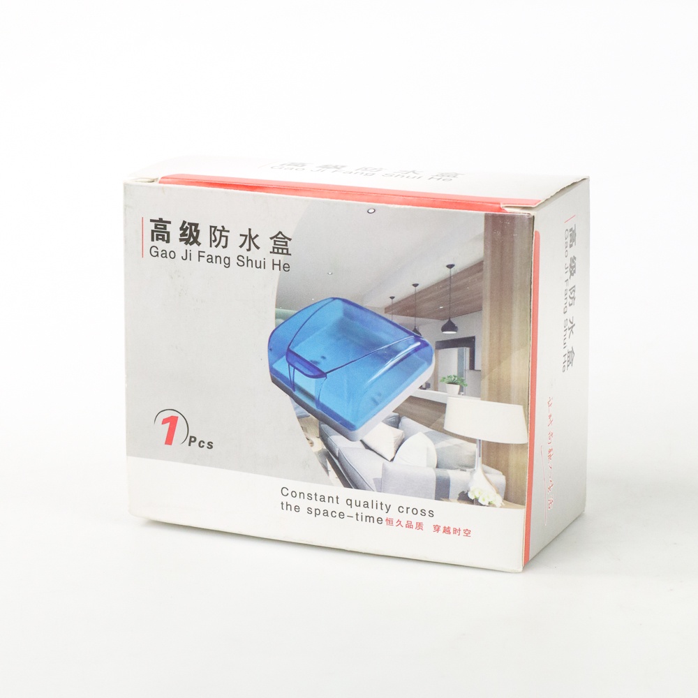 Kotak Cover Stop Kontak Dinding Type 86 Biru S126