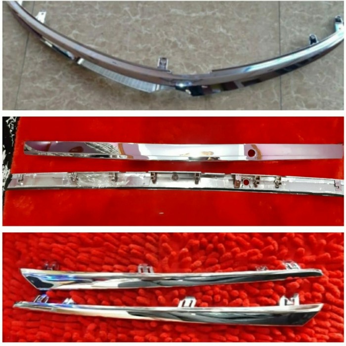 Paket Grill Kumis Bawahnya Dan List Krome Bagasi Vios GEN 3 ORIGINAL