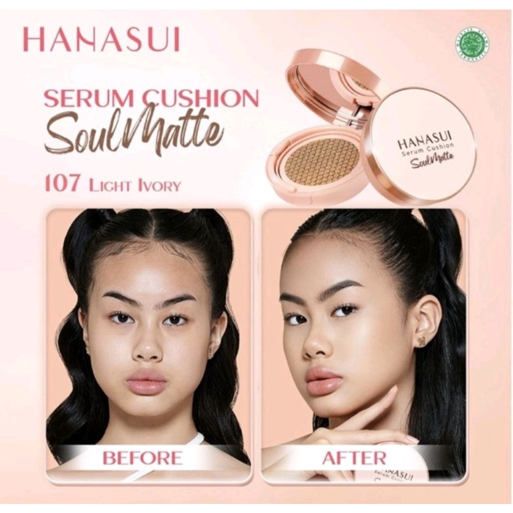 HANASUI SERUM CUSHION SOULMATTE FOUNDATION FLAWLESS HANASUI CUSHION