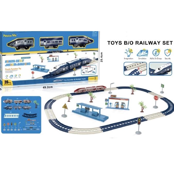 Kereta Api Mainan Railway Kereta Api Track Set Shinkansen Kereta Cepat