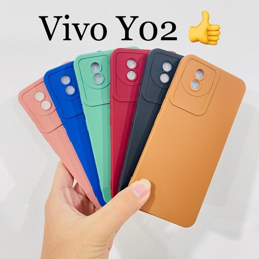 VIVO Y02 Y02T Y12 Y15 Y17 CASE SOFTCASE COLOUR PRO TPU CAMERA SOFT SILIKON KARET BIG PROTECTION CAMERA CASING PELINDUNG KAMERA VIVO Y15 VIVO Y17 VIVO Y12