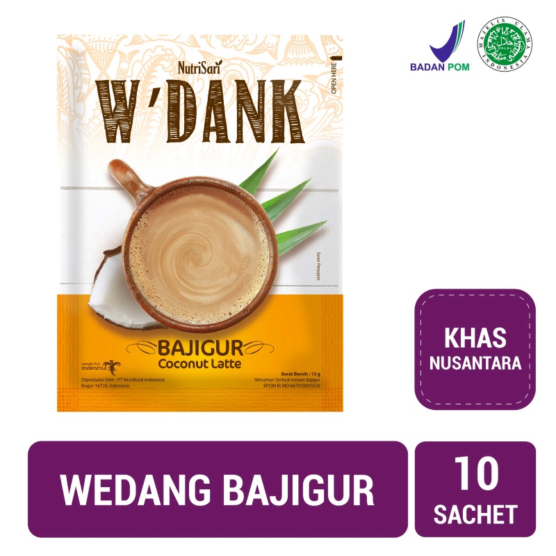 

W'Dank Bajigur 4 sachet