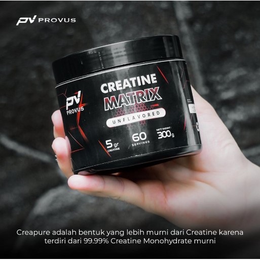 Provus Creatine Matrix Creatine Monohydrate 300 gram ( 60 serving ) Creapure