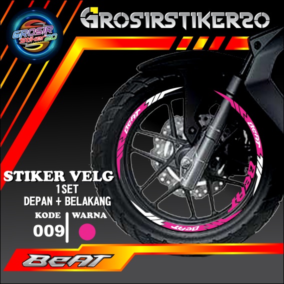 LIST VELG CUTTING STIKER HONDA BEAT / STIKER CUTTING LIST VELG HONDA BEAT / CUTTING STIKER VARIASI