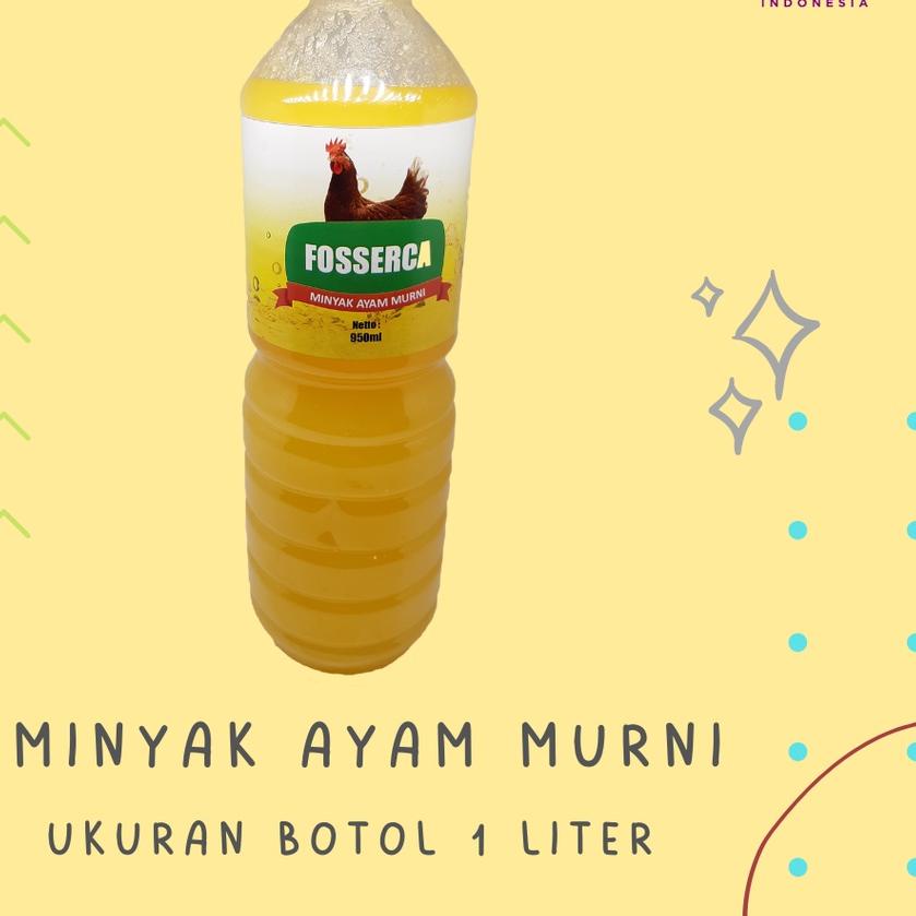 

☃ Minyak Ayam MURNI untuk Masak / Chicken Fat Cooking Oil for Cooking 1 Liter ➪