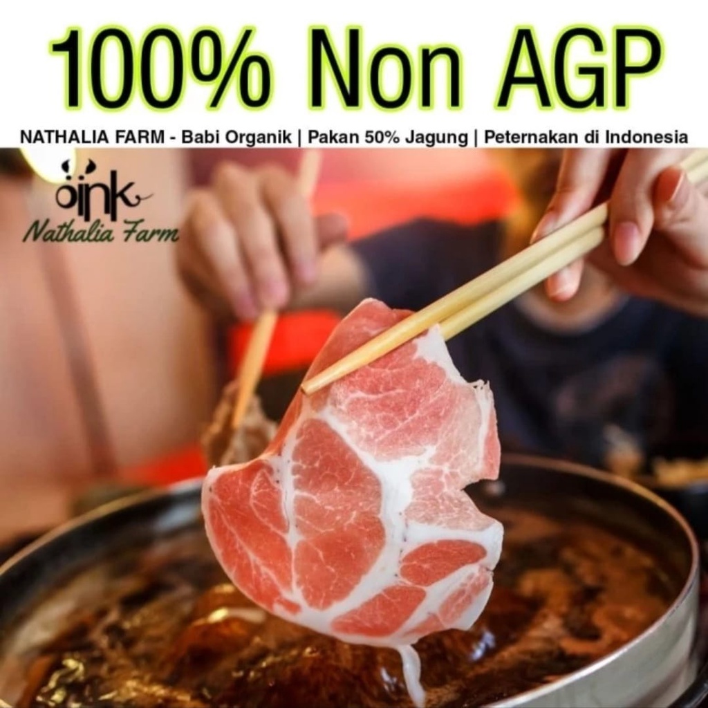 

Yakiniku Slice Pork 300 gram - Daging Babi Organik