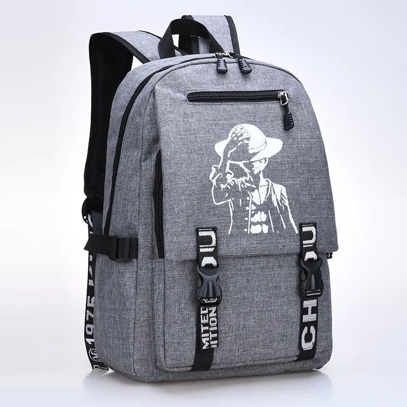 PTM-Tas ransel anime one piece-tas ransel anak unisek-backpack karakter  kartun-tas sekolah anak SD SMP