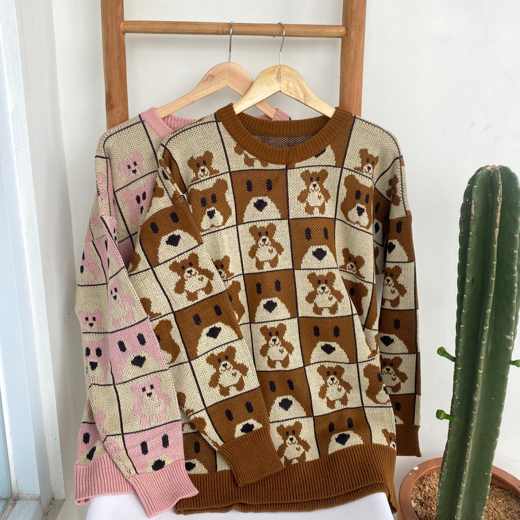 Outerwear Wanita Terbaru / Sweater Rajut Oversize Terbaru / Sweater Wanita Terbaru / Sweater Knit Pr