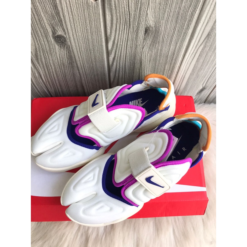 sepatu nike air rift shoes white purple line
