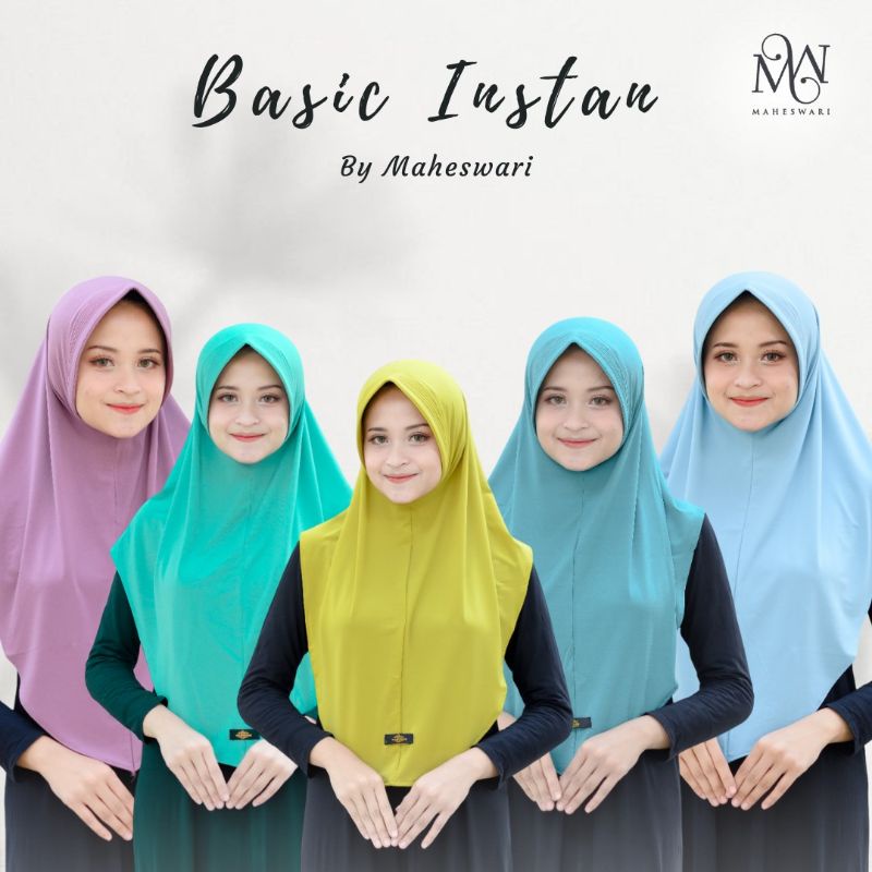 HIJAB BASIC INSTAN by Maheswari